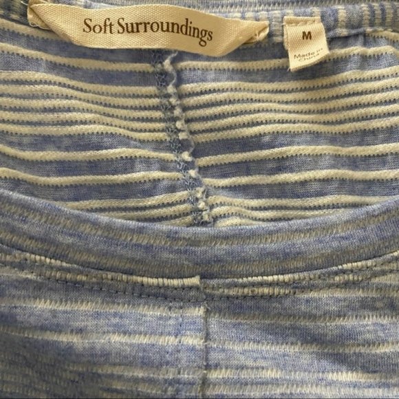 SOFT SURROUNDINGS Haven Long Sleeve Tee MEDIUM - Picture 4 of 5